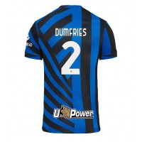 Inter Milan Denzel Dumfries #2 Fußballbekleidung Heimtrikot 2024-25 Kurzarm